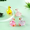 Loutas bowdee 180 Pcs Glow in The Dark Goose Miniature Figurines Set Luminous Goose Figurines for Fairy Garden Terrarium and Home Decor #2