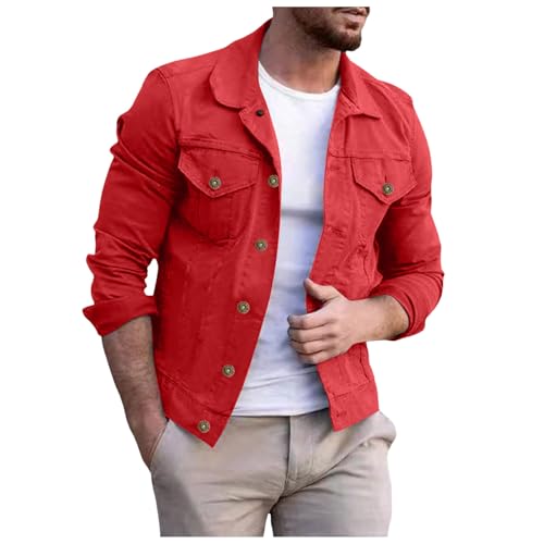 Chemise en jean homme coupe droite à manches longues déchirées et poches stylées