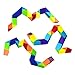 Jofan 3 Pack Big Snake Cube Fidget Twist Puzzle Toys for Kids Boys Girls Christmas Stocking Stuffers Gifts