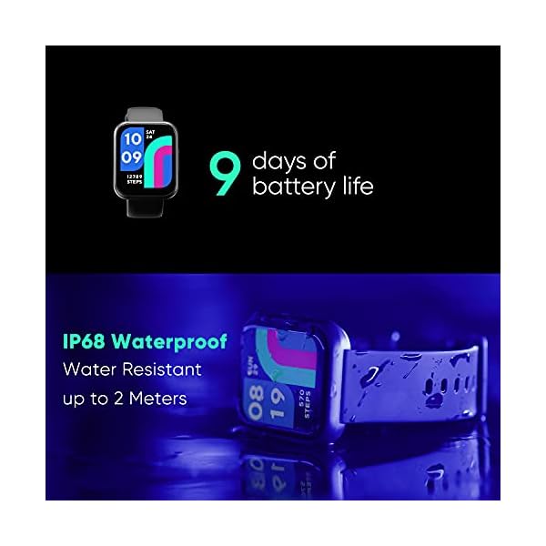 WYZE Smart Watch, Aluminum Smartwatch for Android Phones and iOS Phones IP68 Waterproof Fitness Tracker with Heart Rate/Blood Oxygen/Sleep/Menstrual Monitor Digital Watch (Watch 47MM)