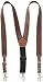 Nocona Belt Co. Men's Detail Tool Leather Suspender, Tan, Large