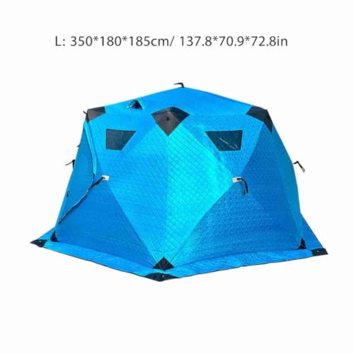 Carpa de pesca Brrnoo invierno con doble puerta y ventilación miniatura 6