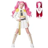 [JIEAIRUI] kpopデーモンハンター風 ルミ風衣装 子供 ハロウィン 子供 コスプレ 女の子 衣装 コスチューム 漫遊展 クリスマス 演出服