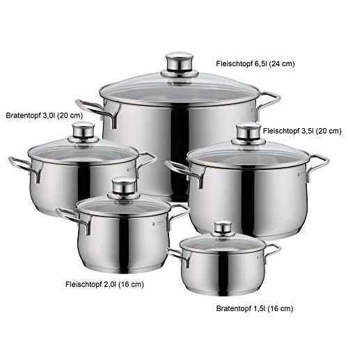 WMF Diadem Plus Topfset 5-teilig für Induktionsherde