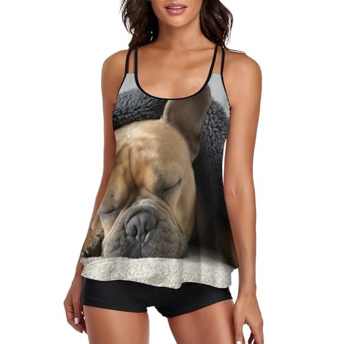 Tankini Carlin Endormi Gainant Femme avec Shorty Intégré Séchage Rapide