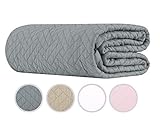 Threadmill King Size, Scottish Grey Blanket/Coverlet - Premium Quality, Made from 100% Long Staple...
