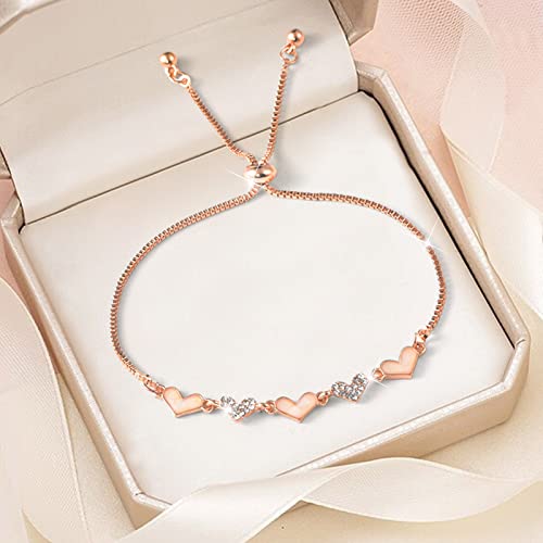 925 Sterling Silver Gold for Bracelets for Women Jewelry Birthday Wedding Gifts for Her Mom2