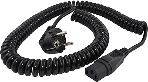 HAWA R6504 Kaltgeräte kabel przyłączeniowy, czarny, 3,8 m