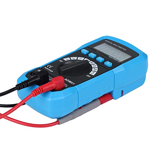 ADM01 Multímetro digital DMM Display LCD portátil Faixa automática Medidor de medição de temperatura