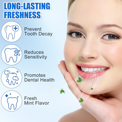 Hydroxyapatite Toothpaste, Nano Hydroxylapatit Zahnpasta Ohne Fluorid, Fluoridfreie Zahnpasta mit Sanfter Minze, Linderung von Zahnempfindlichkeit, Langanhaltend Frischer Atem (2) – Bild 7