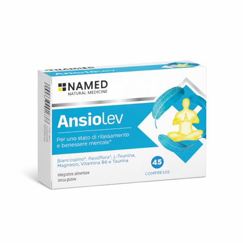 Specchiasol Ansiolev Compresse, Multicolor, 7.2 x 3.2 x 10.6 cm, 45 Compresse