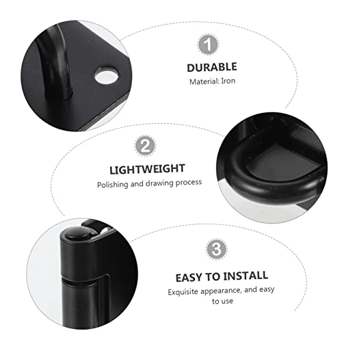 Image of DOITOOL 2pcs Stainless Steel Right Angle Cabinet Hasp Lock Easy to Install Padlock Latch for Security Theft Door Lock System