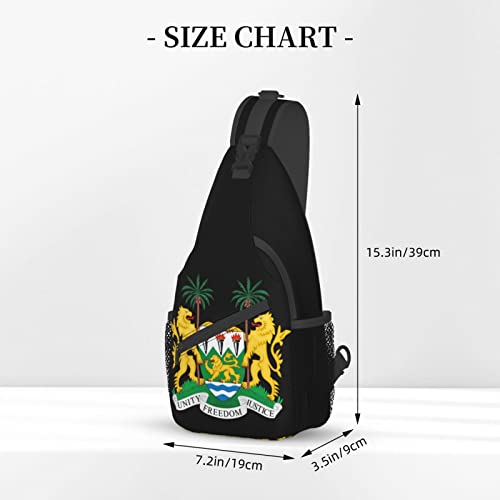 Mochila Bandolera Unisex National Emblem Sierra Leone miniatura 4