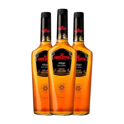 Ron Santa Teresa Añejo Gran Reserva 70 cl (Caja de 3 Botellas de 70 cl)
