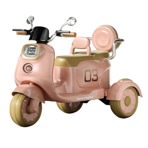 JoFist 電動リモコンカー、電動トラック、おもちゃの車、充電式、乗用玩具、親子教育、リモコン、ペダル操作、ギフト、車両、子供の誕生日 (12v4.5A,B)