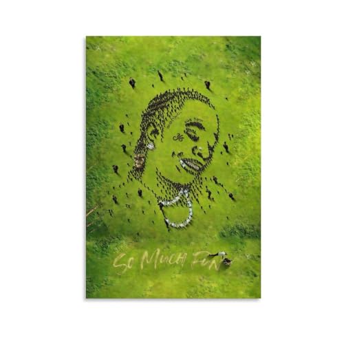 So Much Fun - Young Thug Canvas Poster Print Wall Art Decor Paintings for Living Room Bedroom Decoration Unframe-style 12x18inch(30x45cm)