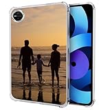 TIANDIMY Personalisierte Tablet Schutzhülle mit Foto für Huawei MatePad Pro 12.2 2024,Transparent Ultradünn Stoßfest Silikon Schutzhülle,Individuelle Foto Name Text Hülle -TU9