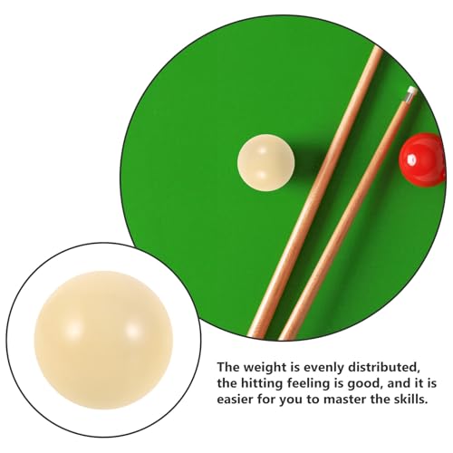 Boules blanches de billard 5 cm pour progresser et débuter sans casser