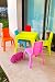 resol Julieta set infantil para interior, exterior, jardín - 1 Mesa Naranja...