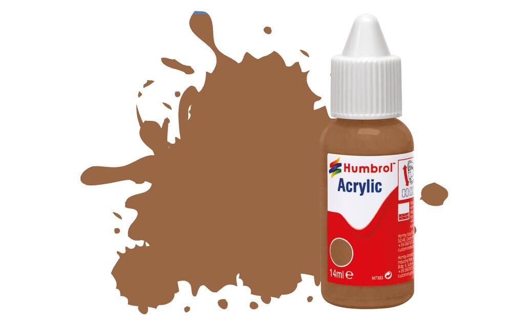 Humbrol Db0110 No 110 Natural Wood Matt Acrylic Paint 14Ml Dropper Bottle
