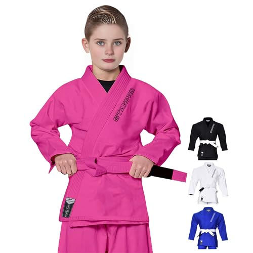 Starpro Jiu Jitsu BJJ Gi Pré-rétréci pour Enfants Evolve Uniforme - Plusieurs Tailles et Couleurs