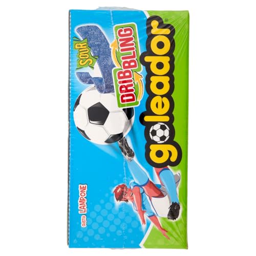 Goleador Dribbling Blu, Caramelos gomosos sabor frambuesa ácida miniatura 6
