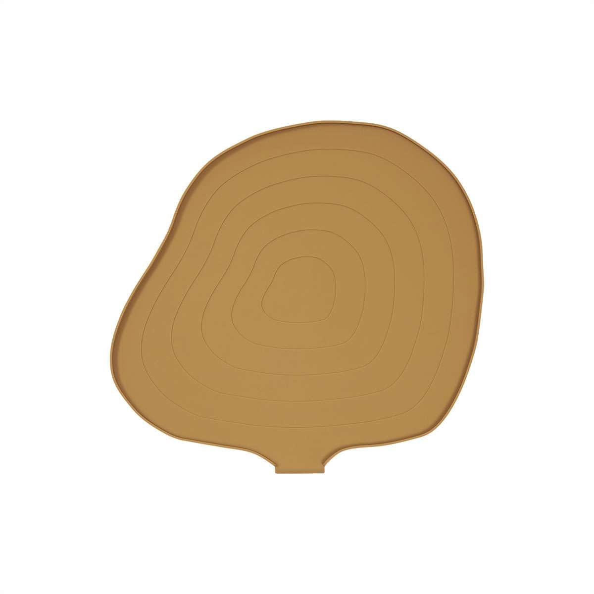 Plateau marron en silicone H1,2x43x39,6cm