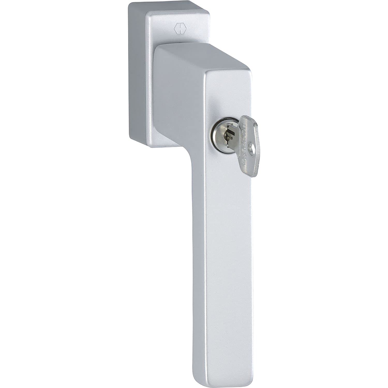 Hoppe Silver Toulon Window Handle Lock Cylinder Vk 7 X 32-42 Mm Aluminium