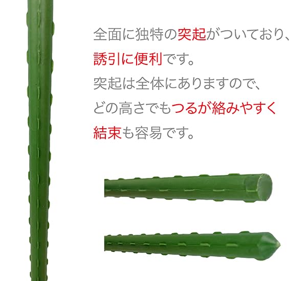 灯台下②園芸支柱1.1×150 Amazon | 園芸支柱 内キャップ式 径11mm×長さ150cm 50本 セット JSB-11