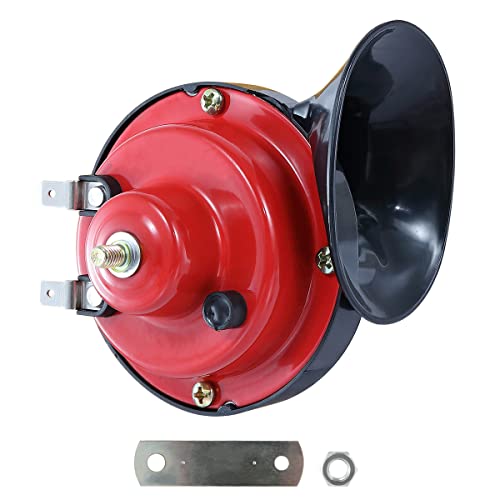 XUANYUDG0769 12V Universal Snail Golf Cart Horn Kit Adjustable Volume Control Electric Horn for EZGO Club Car Yamaha UTVS ATV Boat