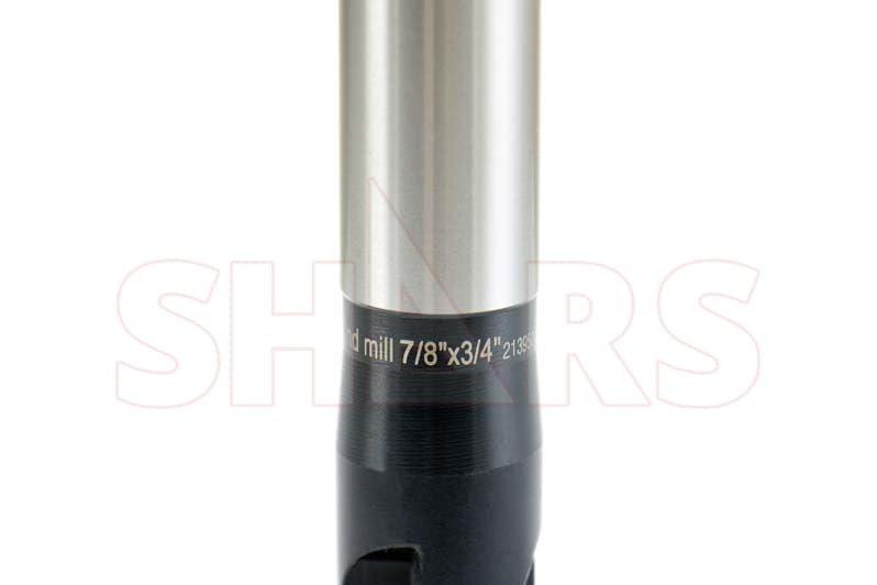 Image of Shars 7 /8 inch 90 Degree Indexable End Mill OAL 7-7 /8 with 3 PCS of APKT 1003 Inserts NEW 404-2859W+404-6960(3) P[