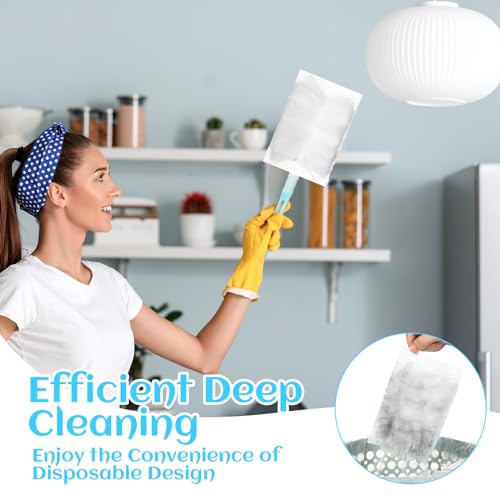 Image of Mimorou 300 Pcs Disposable Dusters Refills Bulk Heavy Duty 180 Multi Surface Replacement Dusters for Cleaning Ceiling Fan with Microfibers Unscented (Light Colors)
