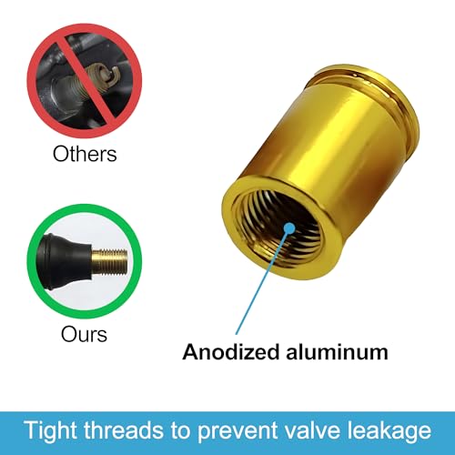 4pcs Waterproof Dust Caps for Car and Bike Tyre Valve – Universal Tire Valve Stem Covers, Black Replacement Tyre Caps with Airtight Seal, Bullet Shell Shape Design for Cars and Bikes - Image 5