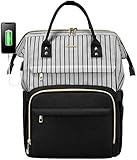 Laptop Backpack Women Teacher Backpack Nurse Bags, 15.6 Inch Womens Work Backpack Purse Waterproof...