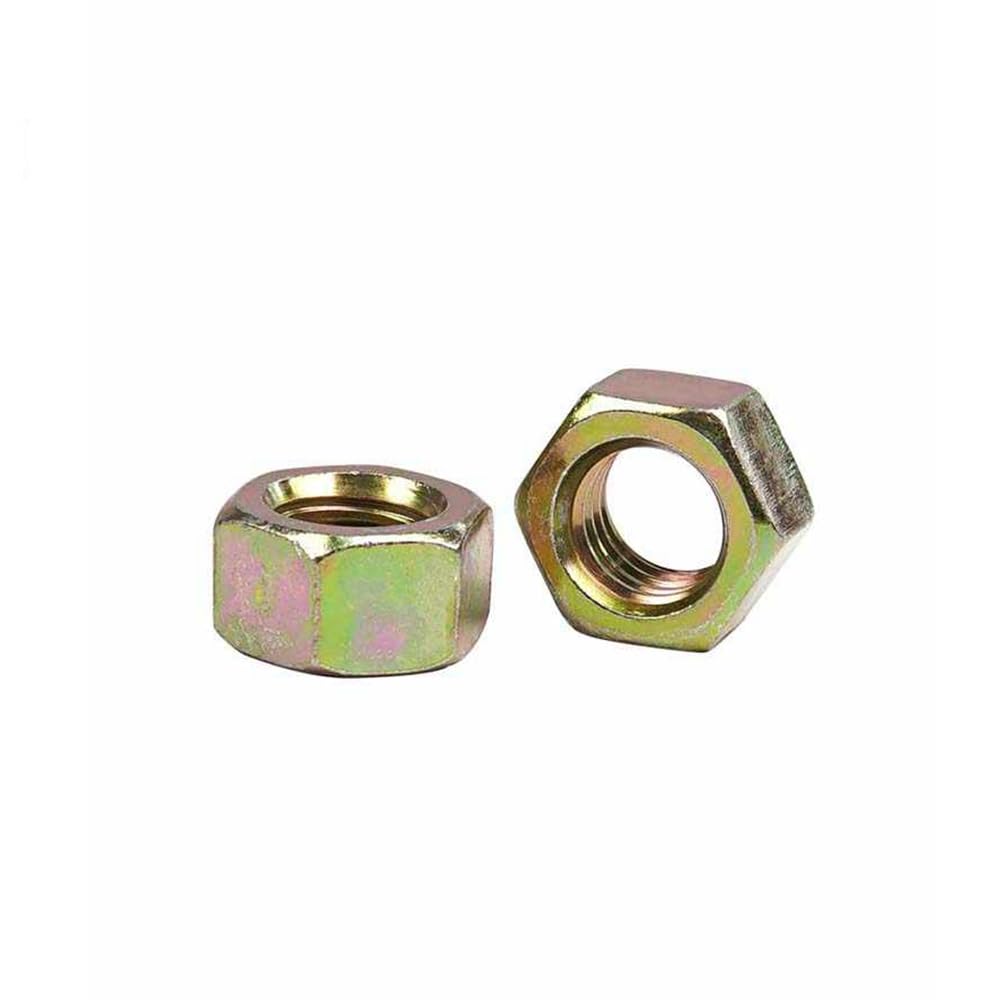 Écrou hexagonal et de blocage M6 en acier au carbone zingué par 300pcs
