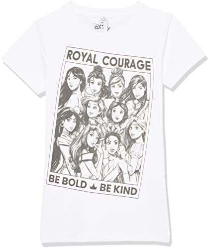 T-shirt Disney Royal Courage pour fille en coton doux violet