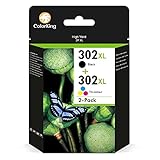 Nombre del producto: Remanufacturado cartucho de tinta compatible para HP 302 XL 302XL negro y color
