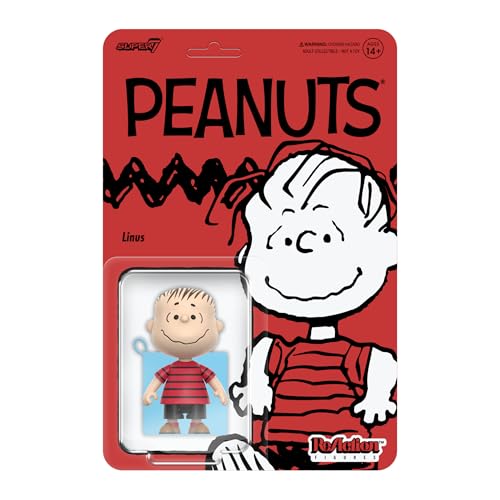 Super7 Peanuts Reaction Figures Wave 08 - Figura de acción Linus