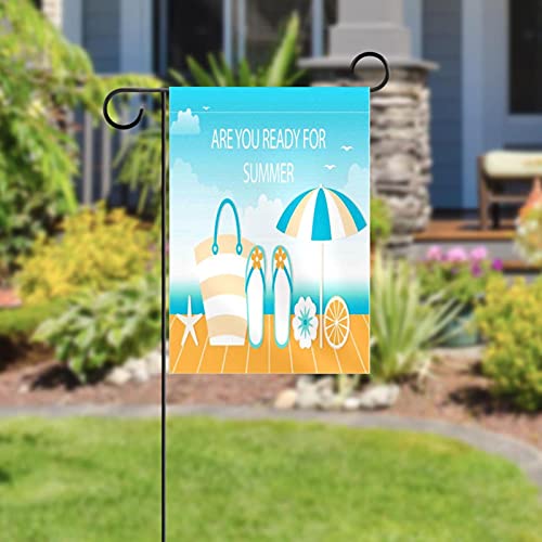 Drapeau de bienvenue extérieur toutes saisons pour décoration de jardin - 5