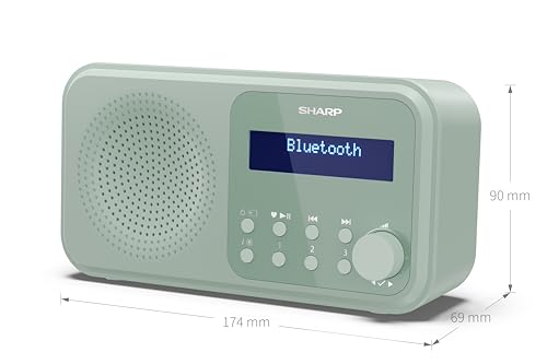 Radio numérique Dab+ FM portable Sharp Tokyo Bluetooth avec prise casque mini jack - 5