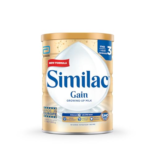 Similac Gain 5MO Stage 3 Growing-Up Baby Milk Powder Formula 800g (1 year onwards)