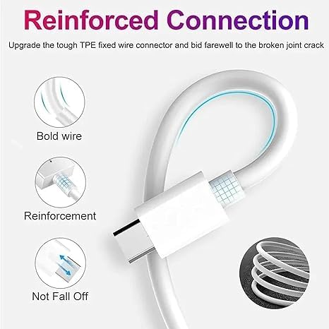 Image of Original 30W Ultra Fast Type C to C USB Cable for vivo X90 Pro+ /X 90 USB Cable Original Like | Data Sync Cable | Rapid Quick Dash Fast Charging Cable | Charger Cable | Type-C to USB-A Cable (fast73)