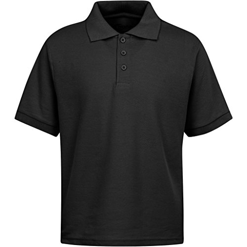Image of Premium Wear Boys School Uniform Short Sleeve Stain Guard Polo Shirt
