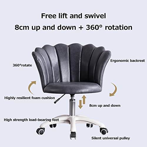 Chaise de travail durable marron base PP et design ergonomique soigné
