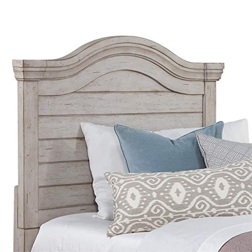 American WoodcraftersStonebrook Antique Gray Wood Full Size Headboard