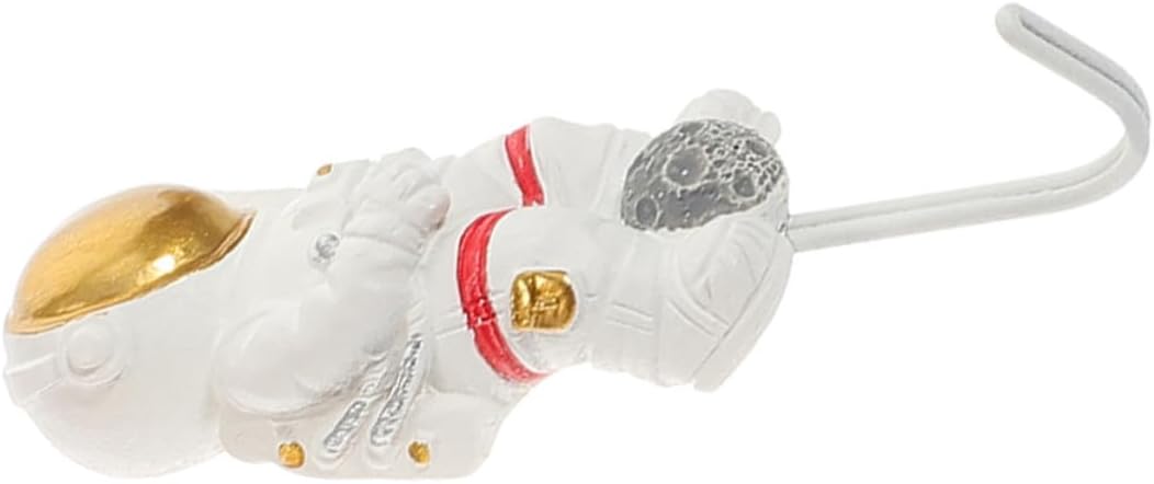 Cabilock Astronaut Wall Hook Self Adhesive Resin Coat Hook for Entryway