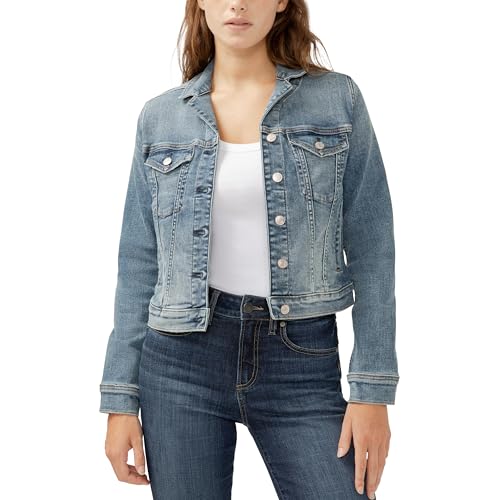Silver Jeans Co. Women's Fitted Denim Jacket