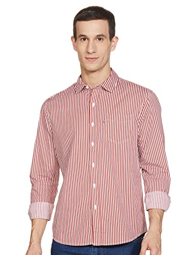 Image of Levi's Men's Cotton Striped Slim Fit Shirt