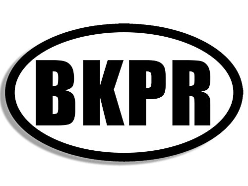 Oval BKPR Beekeeper Sticker (bee Keeper Honey Beekeeping hive Vinyl Decal)