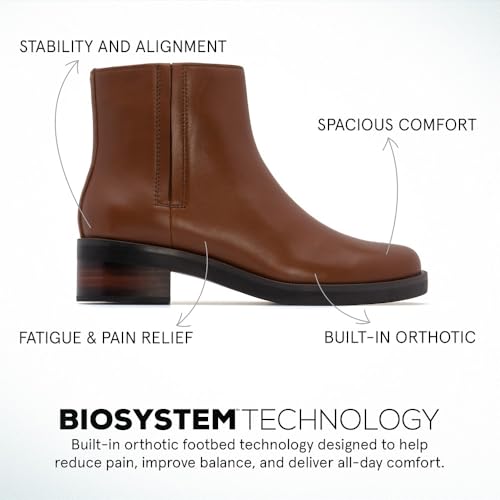 ABEO Traverse Ankle Booties for Women | Fall Boots for Women | Water Resistant Leather | Built-In Orthotic Insole3